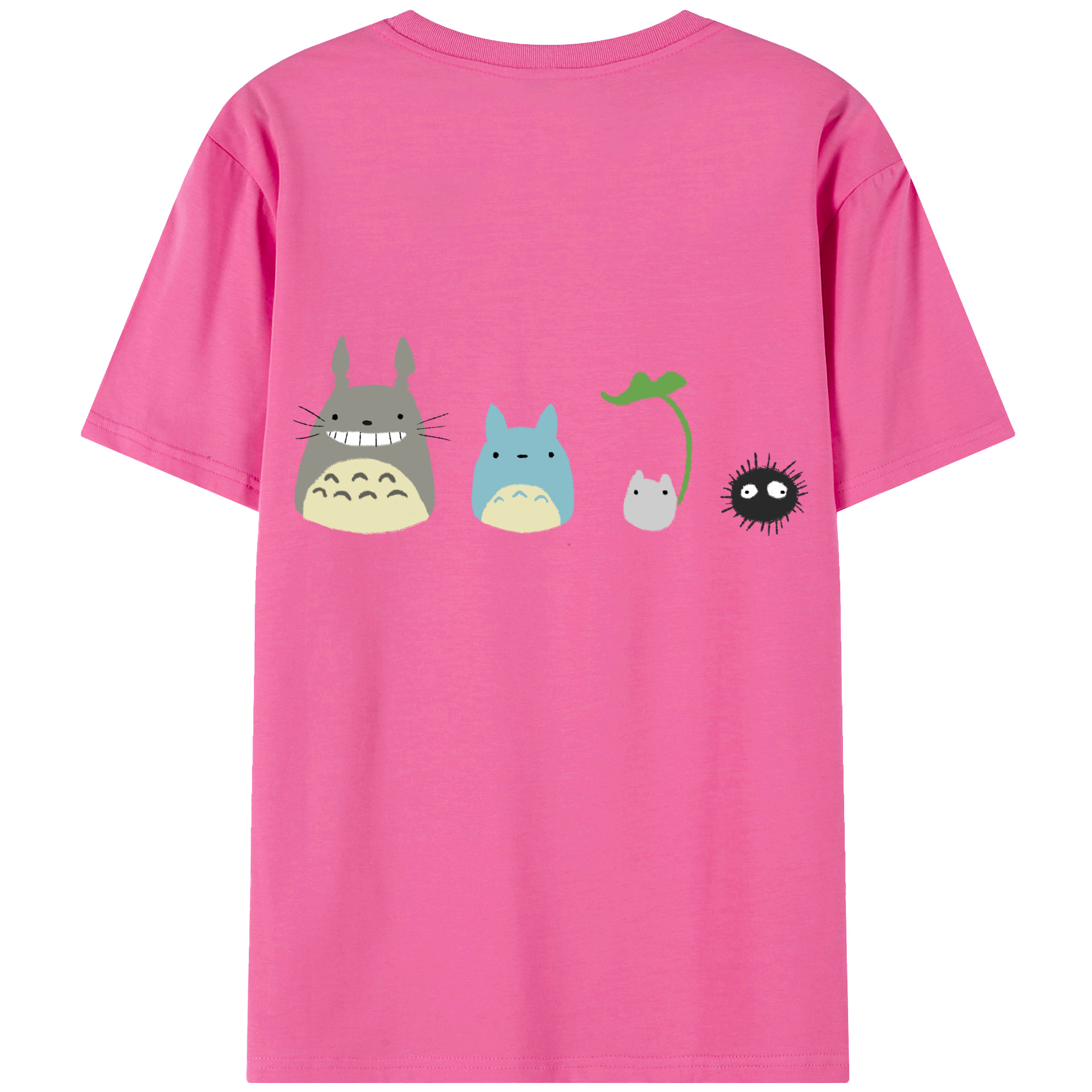 （画像用） となりのトトロ 草壁メイ 草壁サツキ My Neighbor Totoro Satsuki Kusakabe Mei Kusakabe レディース半袖Tシャツ(バックプリント)